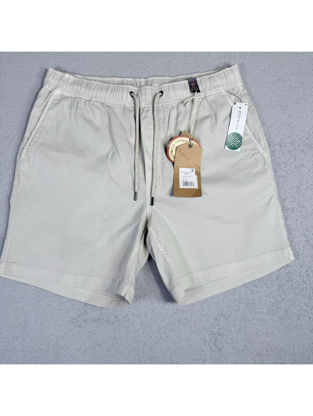 NWT Faherty All Day Shorts Mens Medium Brown Lightweight Performance Stretch